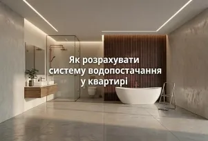 Як розрахувати систему водопостачання у квартирі