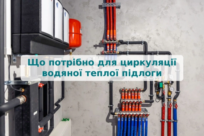 Что нужно для циркуляции водяного тёплого пола?