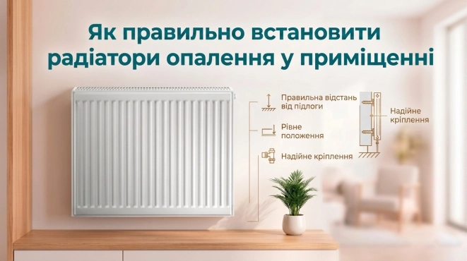 Как правильно установить радиаторы отопления в помещении