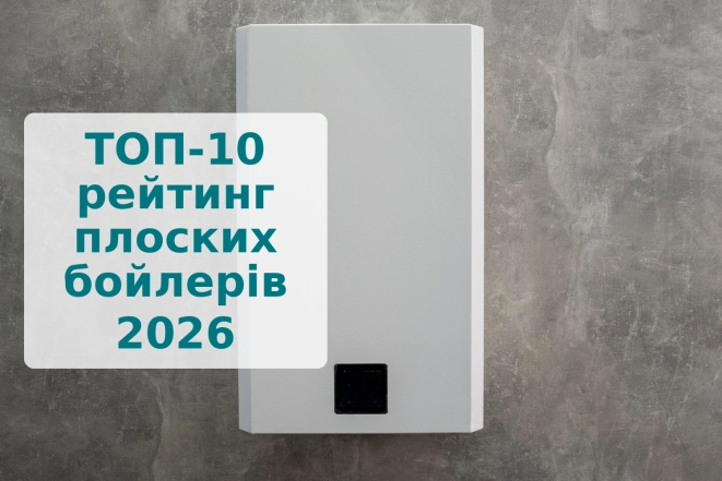 ТОП 10 ᐉ Рейтинг плоских бойлерів 2026 рік