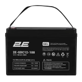 Акумуляторна батарея 2E GDC, 12В, 100А•год, GEL Фото - 1