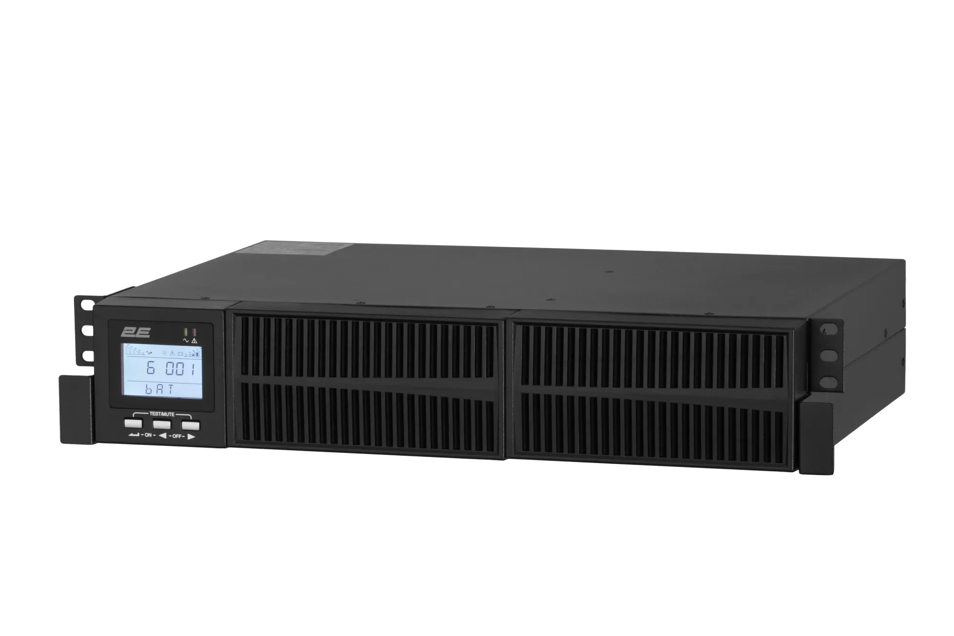 Источник бесперебойного питания 2E OD1000RT, 1000VA/900W, RT2U, LCD, USB, 2xSchuko Фото - 1