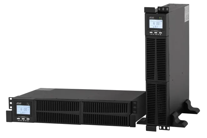 Источник бесперебойного питания 2E OD1000RT, 1000VA/900W, RT2U, LCD, USB, 2xSchuko