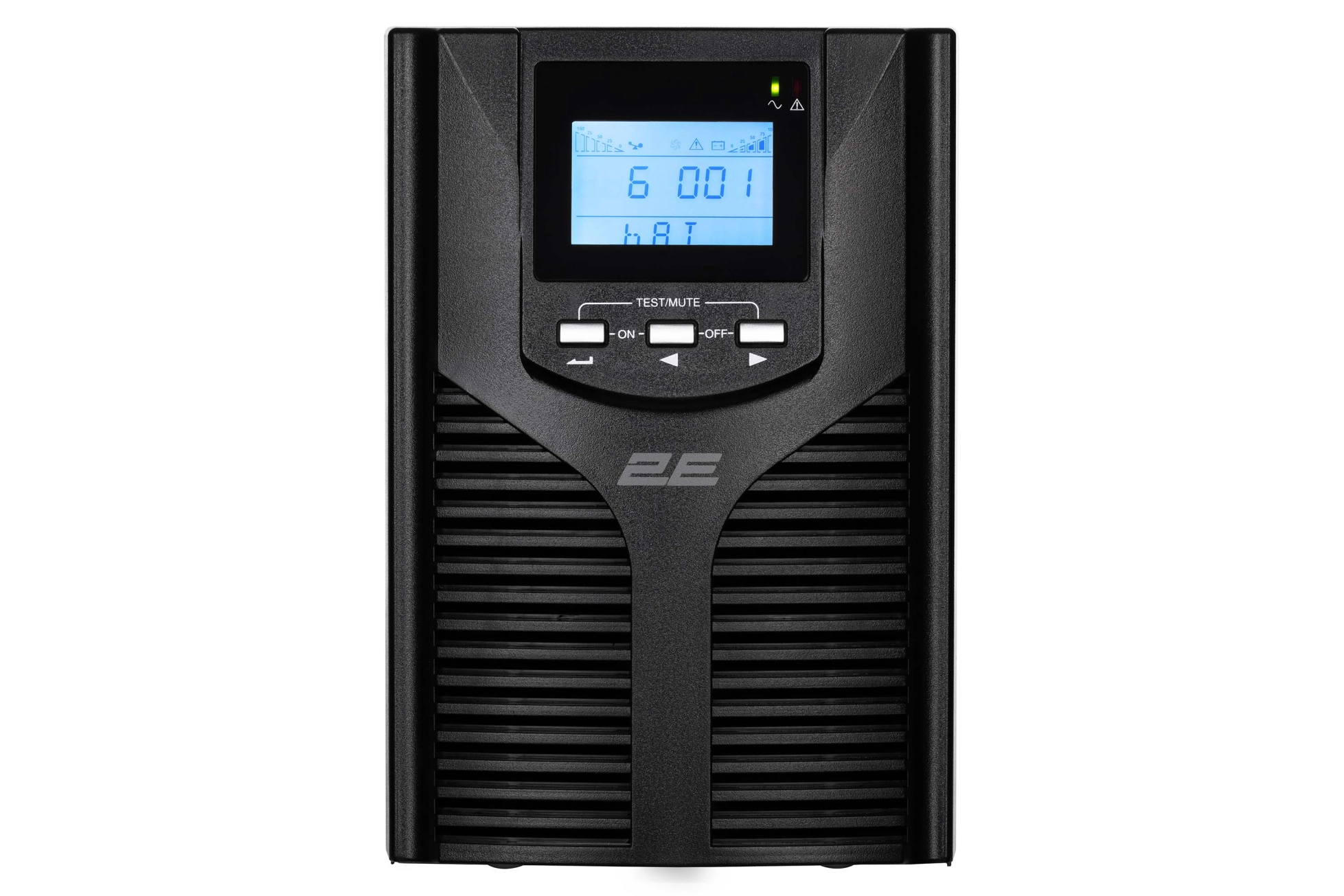 Джерело безперебійного живлення 2E OD2000, 2000VA/1800W, LCD, USB, 3xSchuko Фото - 1