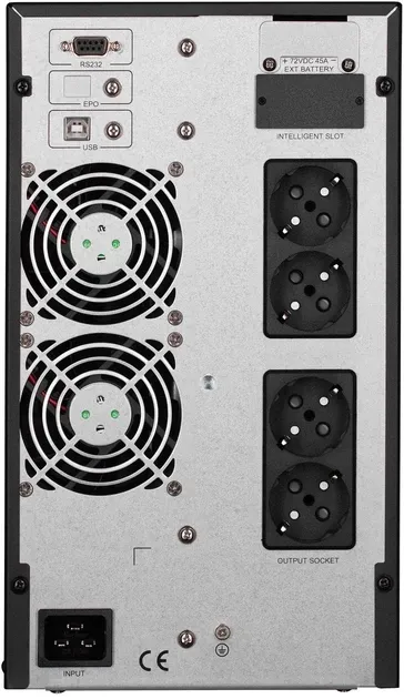 Источник бесперебойного питания 2E OD3000, 3000VA/2700W, LCD, USB, 4xSchuko Фото - 2