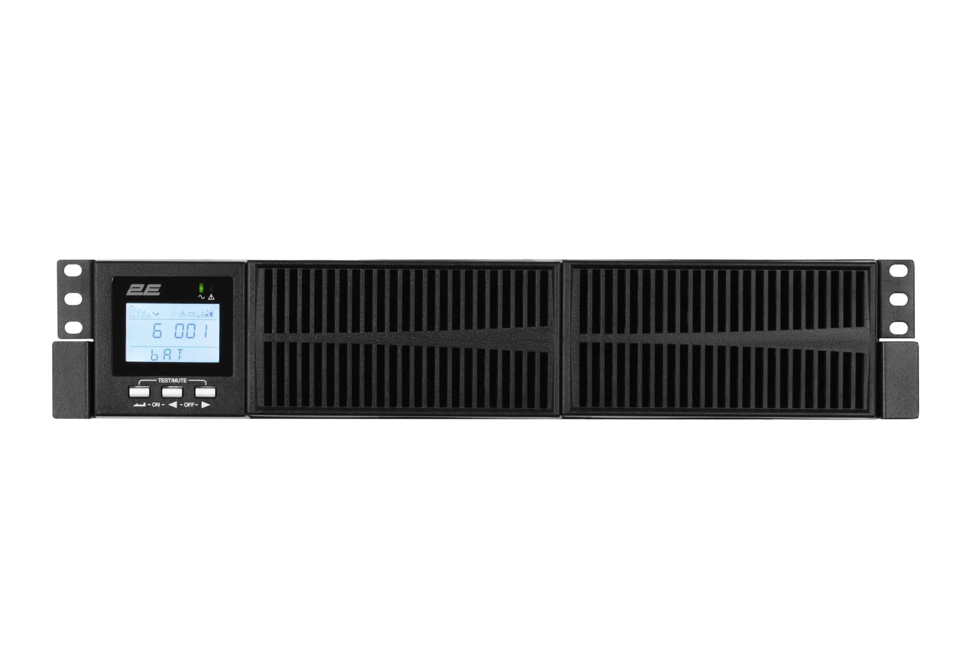 Источник бесперебойного питания 2E OD3000RT, 3000VA/2700W, RT2U, LCD, USB, 3xSchuko Фото - 2