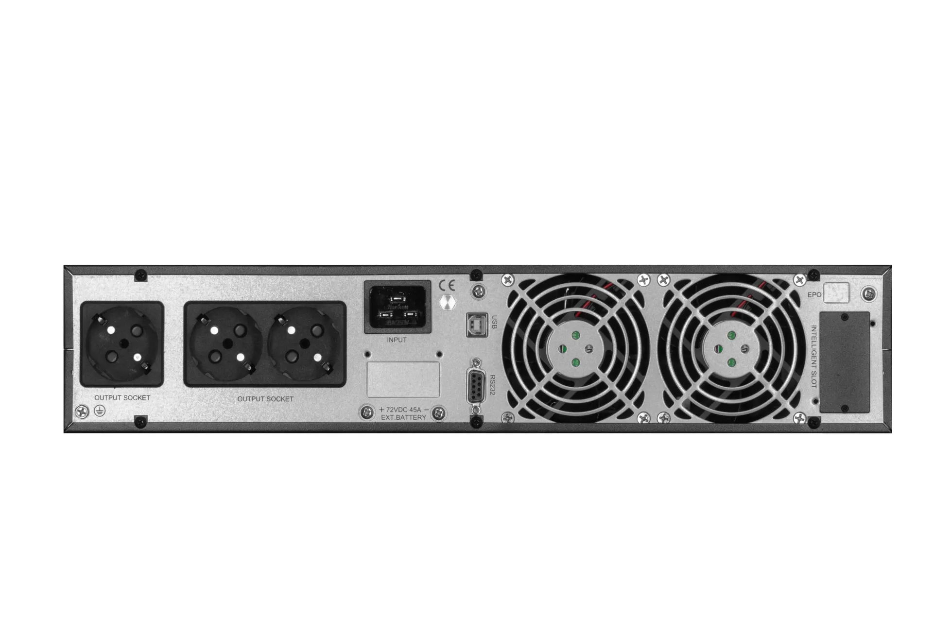 Источник бесперебойного питания 2E OD3000RT, 3000VA/2700W, RT2U, LCD, USB, 3xSchuko Фото - 3