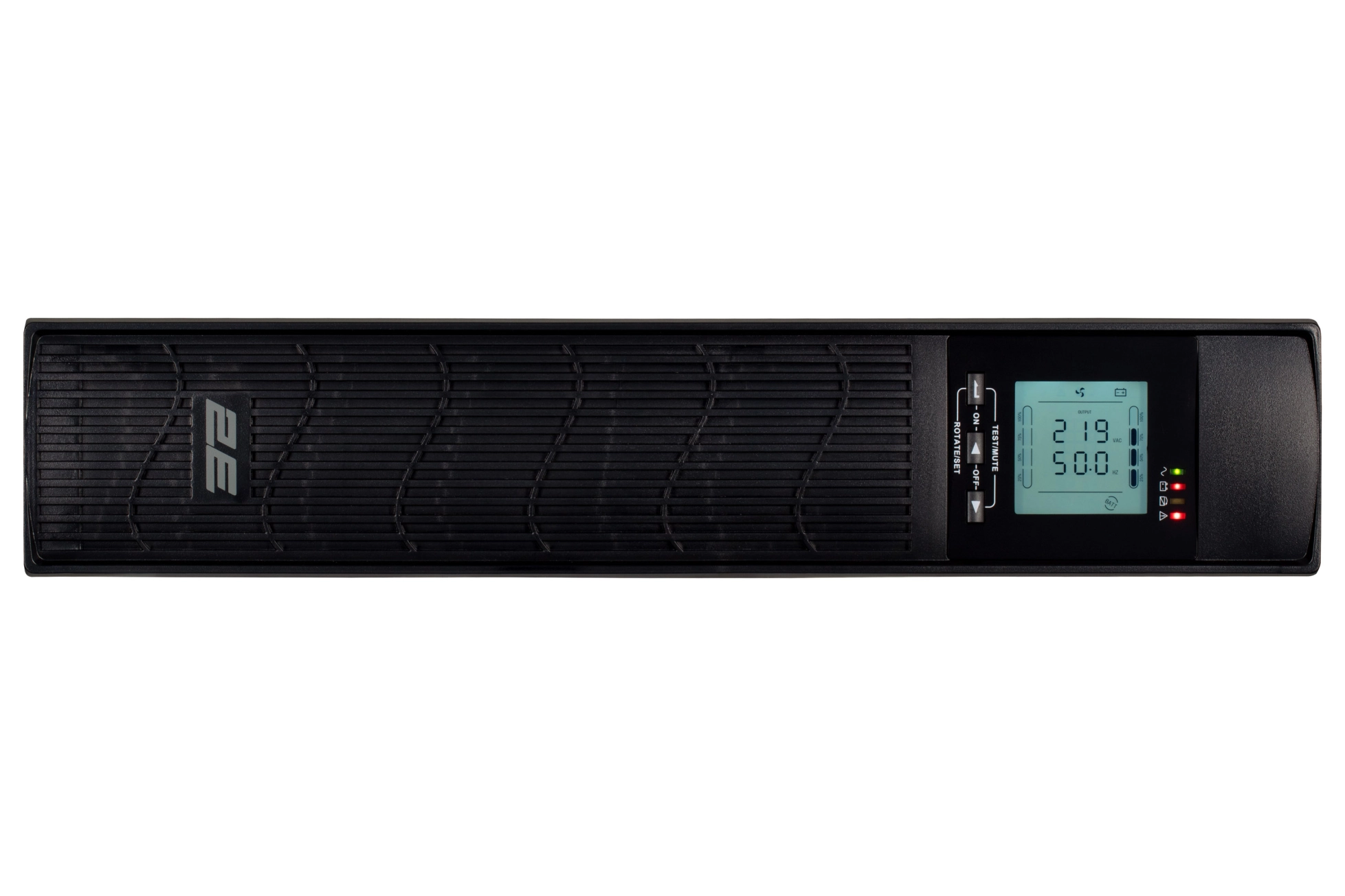 Джерело безперебійного живлення 2E PS1000RT, 1000VA/800W, RT2U, LCD, USB, 2xSchuko+1xC13 Фото - 2