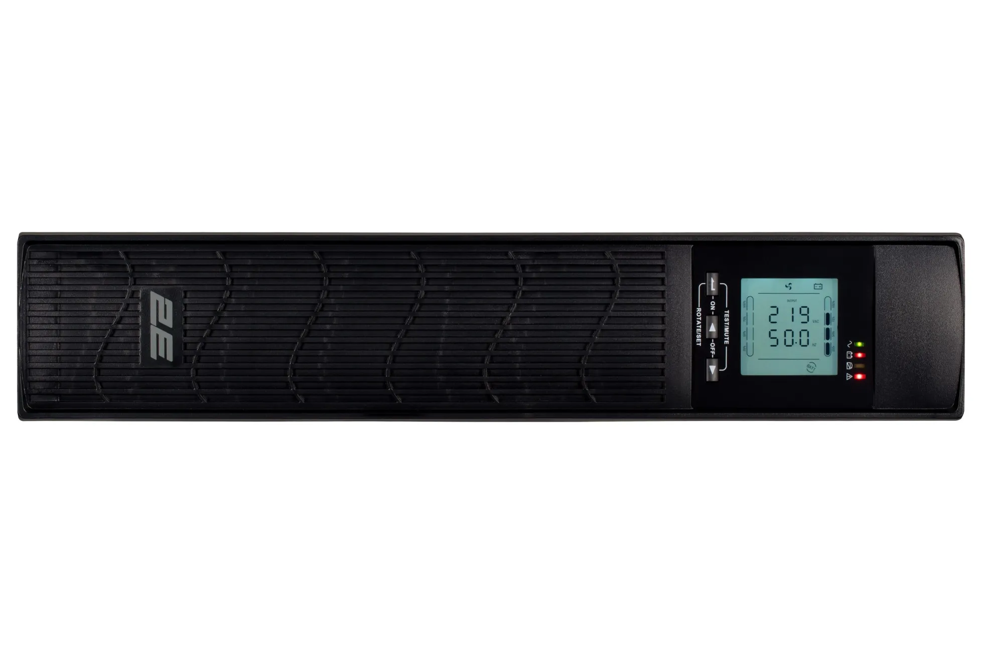 Источник бесперебойного питания 2E PS1000RT, 1000VA/800W, RT2U, LCD, USB, 2xSchuko+1xC13 Фото - 2