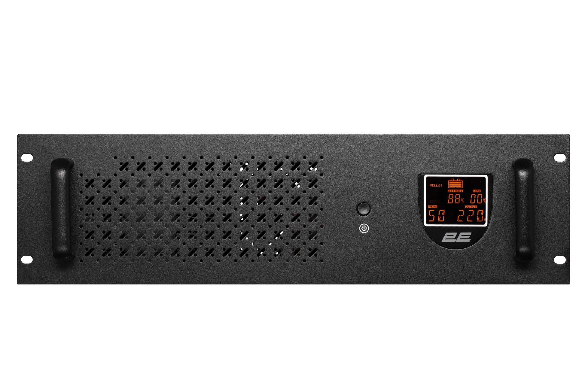Источник бесперебойного питания 2E RE1200, 1200VA/720W, RM 3U, LCD, USB, 2xSchuko Фото - 1