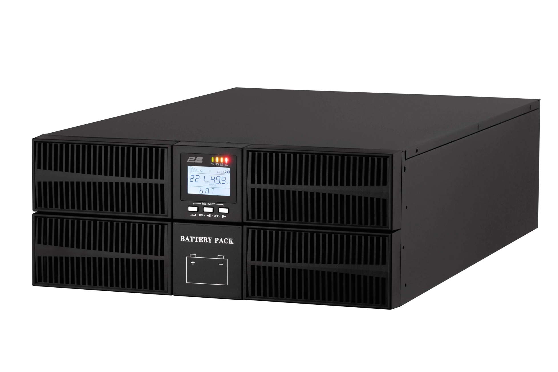 Джерело безперебійного живлення 2E SD6000RT, 6kVA/6kW, RT4U, LCD, USB, Terminal in&out Фото - 1