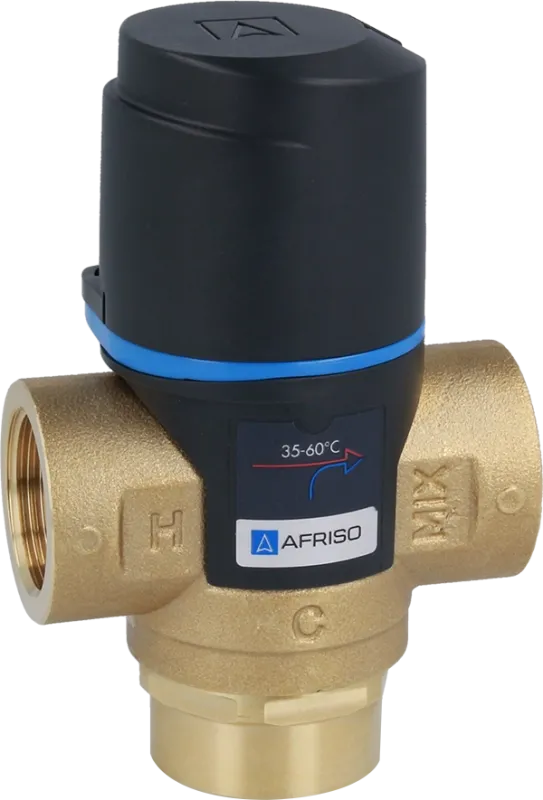 Клапан термостатичний, змішуючий AFRISO ATM331  DN20, Rp 3/4", 20-43C, Kvs 1,6м3/г (1233110)