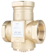 Термічний клапан AFRISO ATV 555, DN32, Rp 1¼" Kvs 9, 55 °C (1655510)