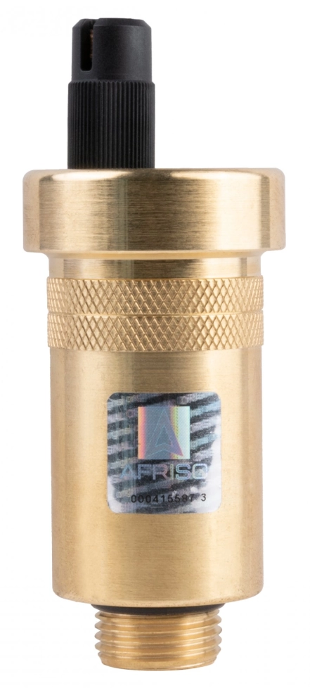 Автоматический воздухоотводчик AFRISO PrimoVent G3/8" с Aquastop латунь (7771010)