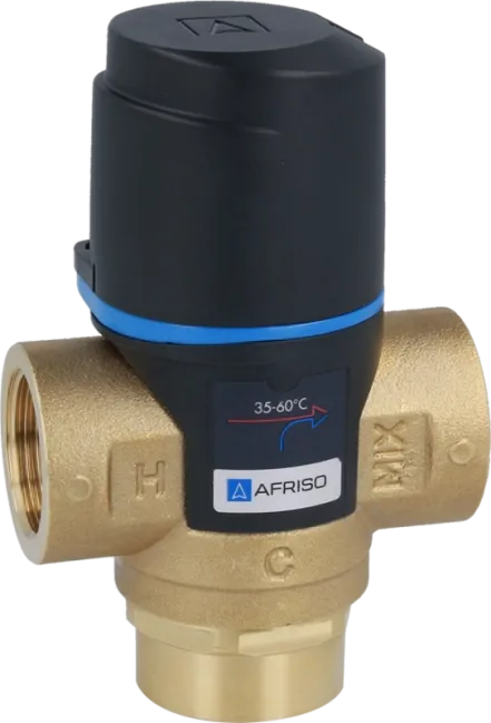 Клапан термостатичний, змішуючий AFRISO ATM331  DN20, Rp 3/4", 20-43C, Kvs 1,6м3/г (1233110)