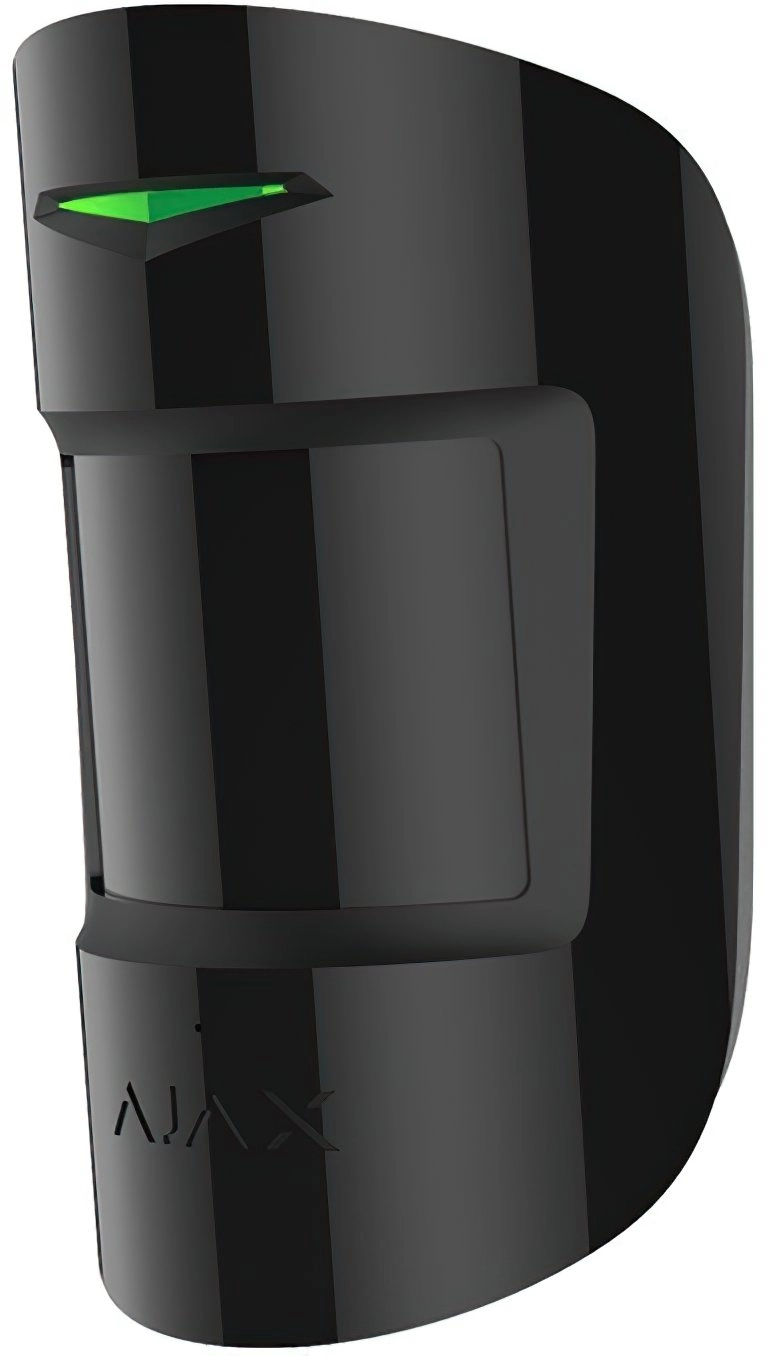Бездротовий датчик руху та розбиття скла Ajax СombiProtect Black (000001133) Фото - 1
