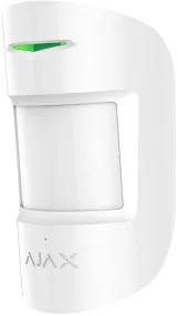 Беспроводной датчик движения и разбития Ajax CombiProtect, Jeweller, 3V CR123A, белый (000001134) Фото - 1