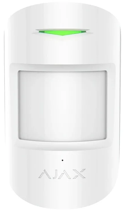 Беспроводной датчик движения и разбития Ajax CombiProtect, Jeweller, 3V CR123A, белый (000001134)