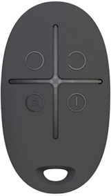 Брелок Ajax SpaceControl, jeweller, бездротовий, чорний (000001156)