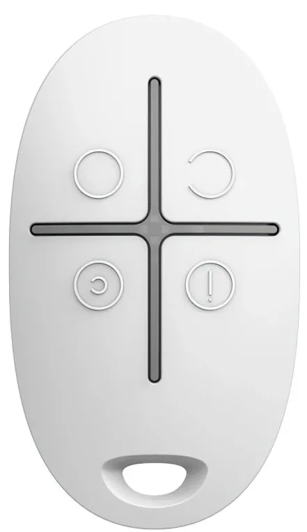 Брелок Ajax SpaceControl, jeweller, бездротовий, білий (000001157)