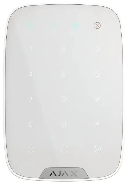 Беспроводная сенсорная клавиатура Ajax KeyPad EU белая (000005652)