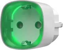 Розумна розетка Ajax Socket, 230V, 11А, 2.5 кВт, jeweller, бездротова, білий (000012320) Фото - 1