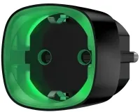 Розумна розетка Ajax Socket, 230V, 11А, 2.5 кВт, jeweller, бездротова, чорний (000012339) Фото - 1