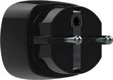 Розумна розетка Ajax Socket, 230V, 11А, 2.5 кВт, jeweller, бездротова, чорний (000012339) Фото - 3