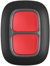 Беспроводная тревожная кнопка Ajax DoubleButton черная (000021053)