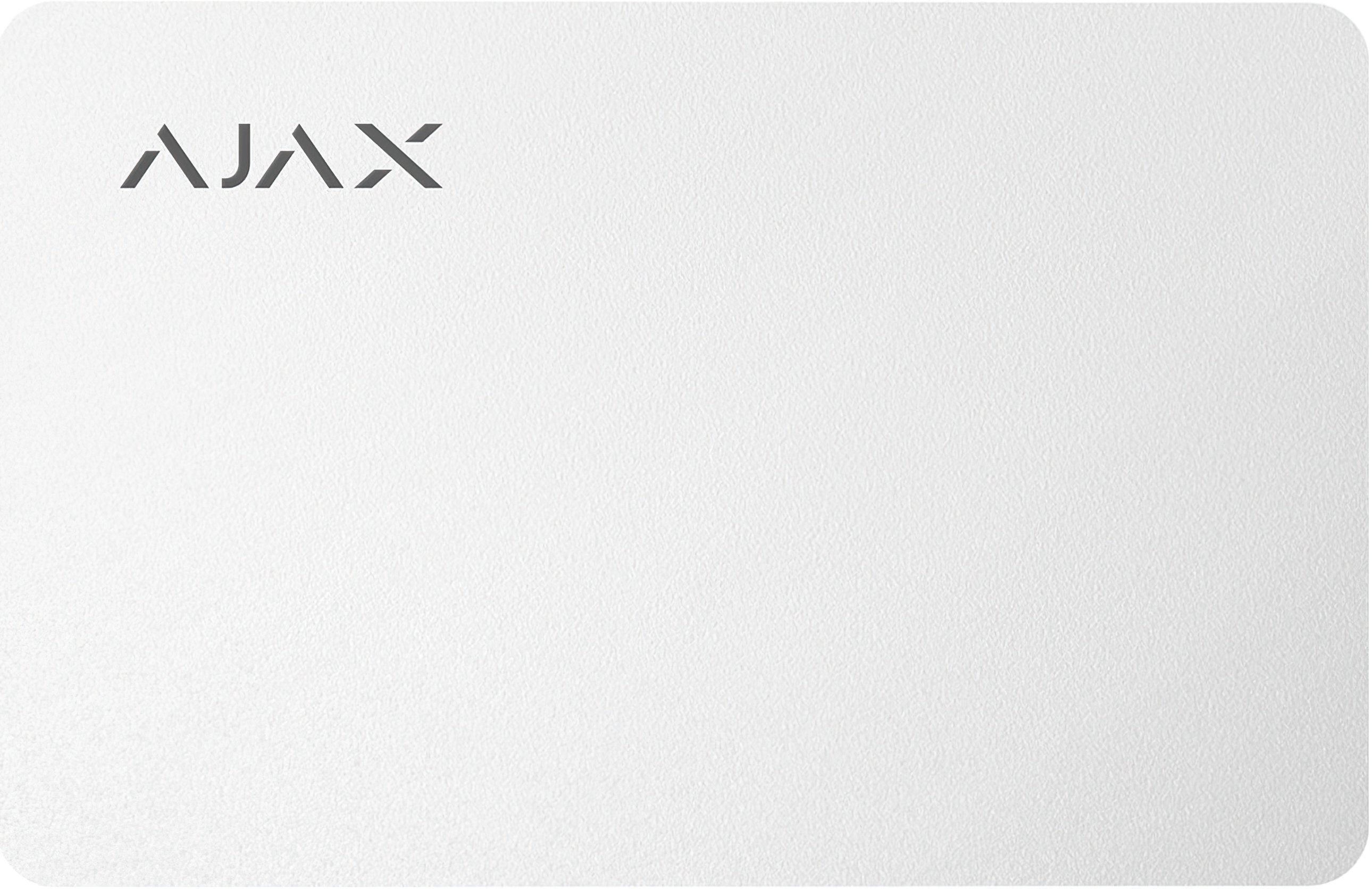 Безконтактна картка Ajax Pass біла, 3 шт. (000022786)