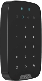 Бездротова сенсорна клавіатура Ajax KeyPad Plus чорна (000023069) Фото - 1