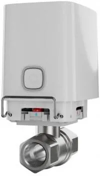 Розумний кульовий кран Ajax WaterStop 1/2" Jeweler, бездротовий, білий (000029710) Фото - 3
