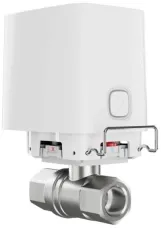 Розумний кульовий кран Ajax WaterStop 1/2" Jeweler, бездротовий, білий (000029710) Фото - 2