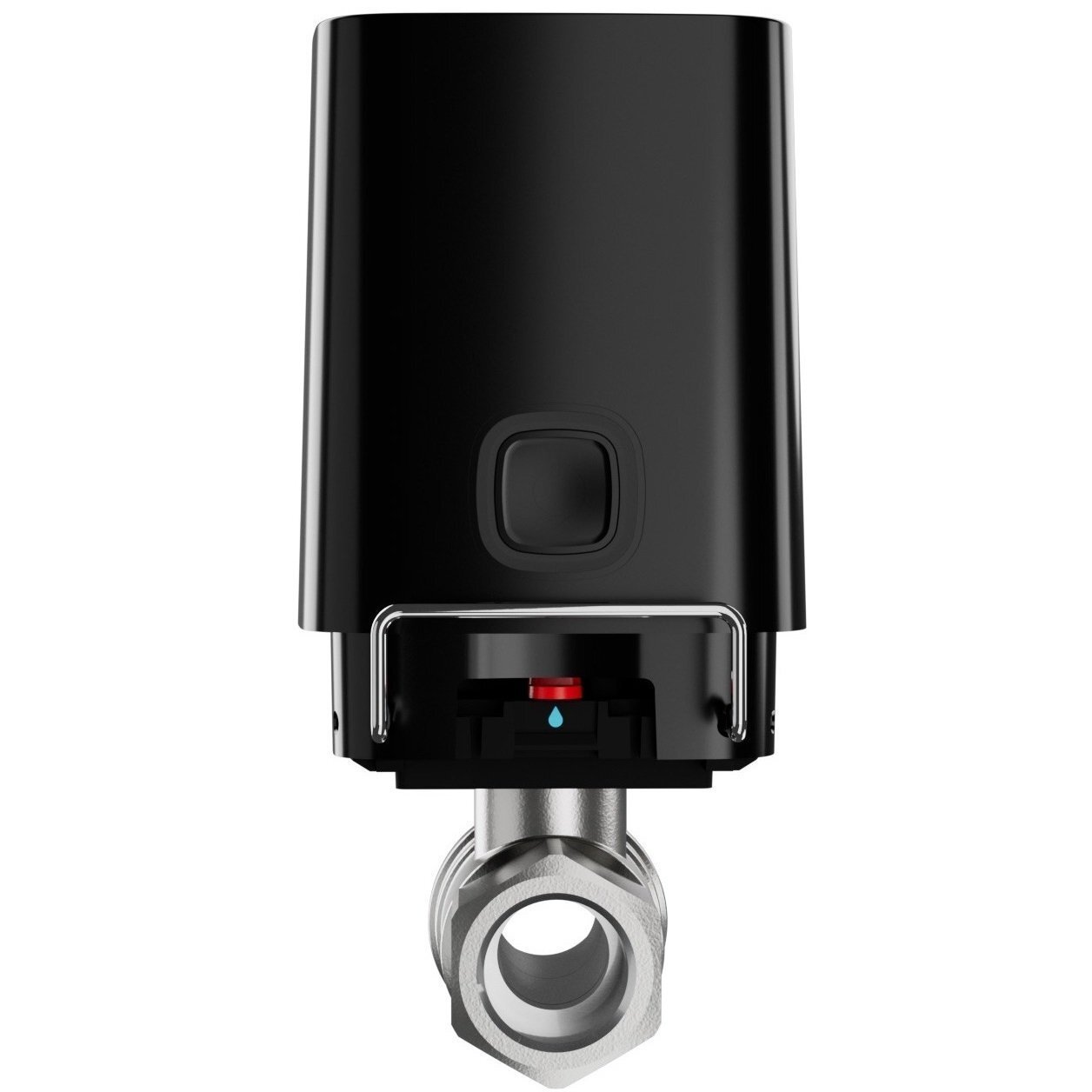 Розумний кульовий кран Ajax WaterStop 1/2" Jeweler, бездротовий, чорний (000029711)