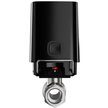 Розумний кульовий кран Ajax WaterStop 1/2" Jeweler, бездротовий, чорний (000029711)