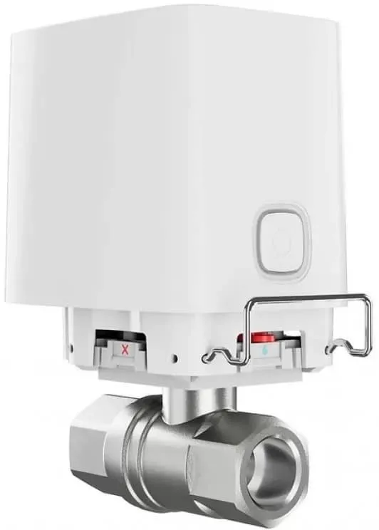 Розумний кульовий кран Ajax WaterStop 3/4" Jeweler, бездротовий, білий (000029712) Фото - 1