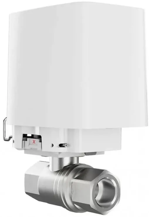 Розумний кульовий кран Ajax WaterStop 3/4" Jeweler, бездротовий, білий (000029712) Фото - 2
