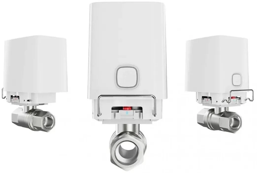 Розумний кульовий кран Ajax WaterStop 3/4" Jeweler, бездротовий, білий (000029712) Фото - 3