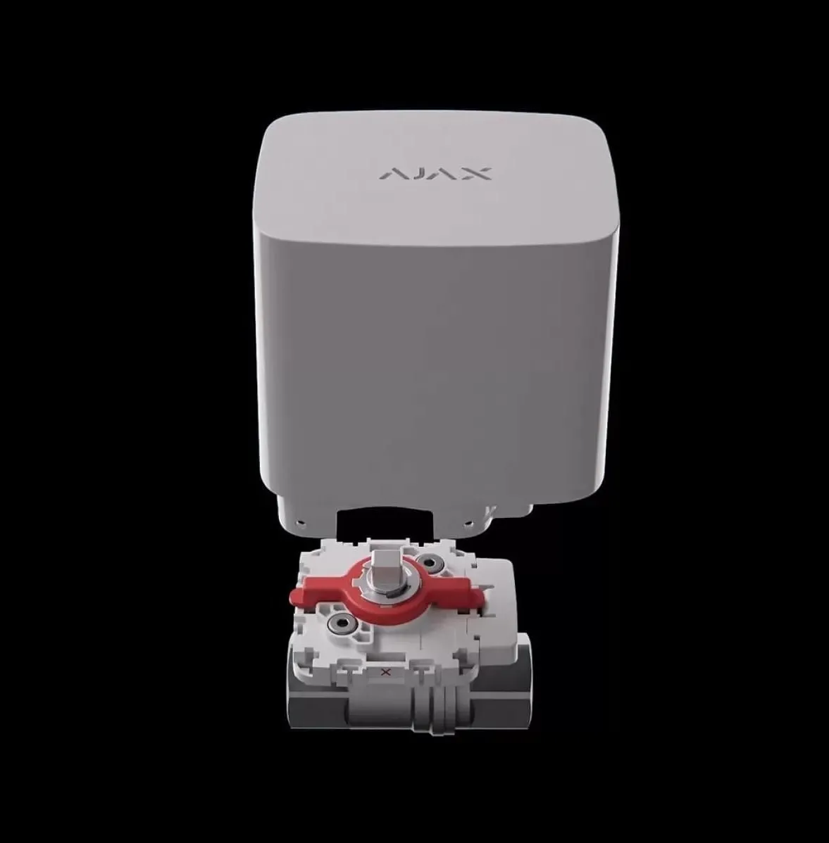 Розумний кульовий кран Ajax WaterStop 3/4" Jeweler, бездротовий, білий (000029712) Фото - 5