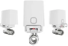 Розумний кульовий кран Ajax WaterStop 3/4" Jeweler, бездротовий, білий (000029712) Фото - 3