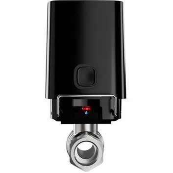 Розумний кульовий кран Ajax WaterStop 3/4" Jeweler, бездротовий, чорний (000029713)