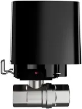 Розумний кульовий кран Ajax WaterStop 3/4" Jeweler, бездротовий, чорний (000029713) Фото - 2