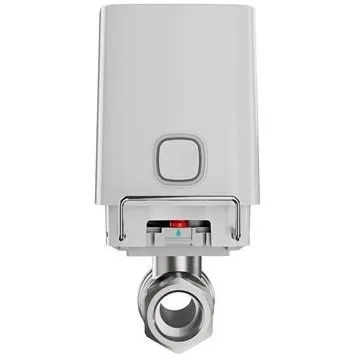 Розумний кульовий кран Ajax WaterStop 1" Jeweler, бездротовий, білий (000029714)