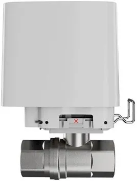 Розумний кульовий кран Ajax WaterStop 1" Jeweler, бездротовий, білий (000029714) Фото - 3