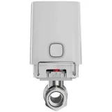 Розумний кульовий кран Ajax WaterStop 1" Jeweler, бездротовий, білий (000029714)