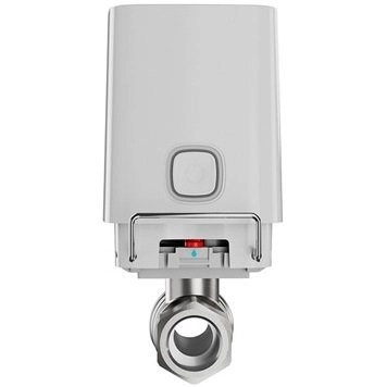 Розумний кульовий кран Ajax WaterStop 1" Jeweler, бездротовий, білий (000029714)
