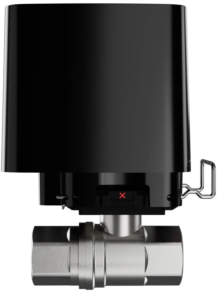 Розумний кульовий кран Ajax WaterStop 1" Jeweler, бездротовий, чорний (000029716) Фото - 3