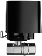Розумний кульовий кран Ajax WaterStop 1" Jeweler, бездротовий, чорний (000029716) Фото - 2