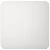 Кнопка для двухклавишного выключателя Ajax SoloButton 2-gang for LightSwitch, Jeweler, білий (000029791)