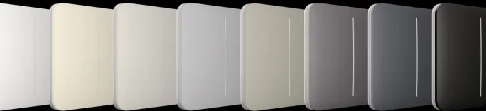 Кнопка боковая для двухклавишного выключателя Ajax SideButton 2-gang for LightSwitch Jeweler, белый (000029793) Фото - 1